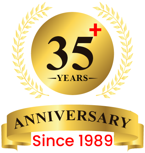 The logo for the 35th anniversary since 1988-Accounting Firm Manhattan